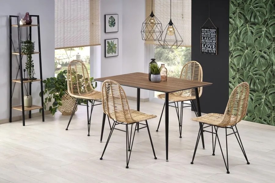 Krzesło do jadalni z rattanu naturalnego K337