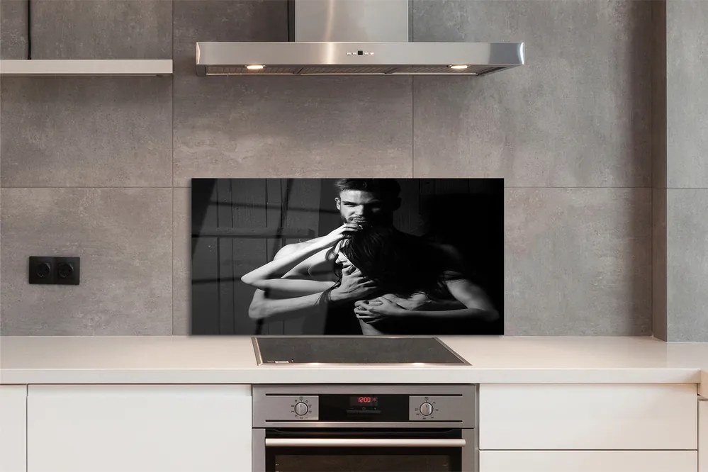 Panel szklany do Kuchni Romantyczna Para