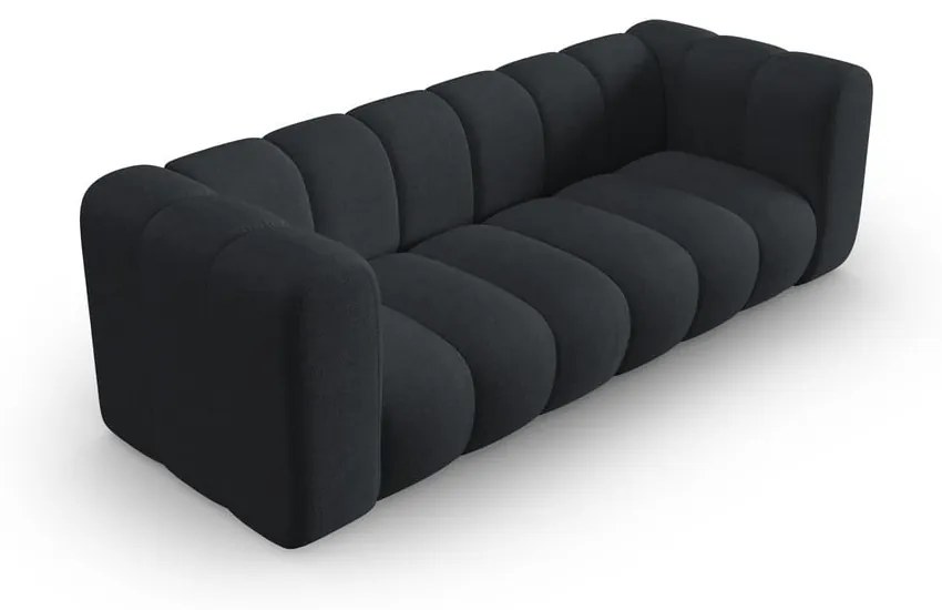 Czarna sofa 228 cm Lupine – Micadoni Home