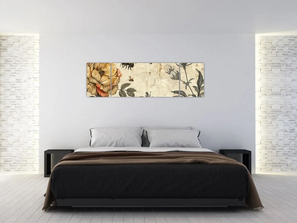 Obraz - Bee Meadow (170x50 cm)