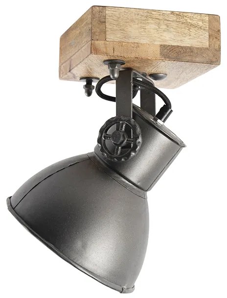 Industrialny reflektor ciemnoszary z mango 18 cm - MangoesPrzemysłowy Oswietlenie wewnetrzne