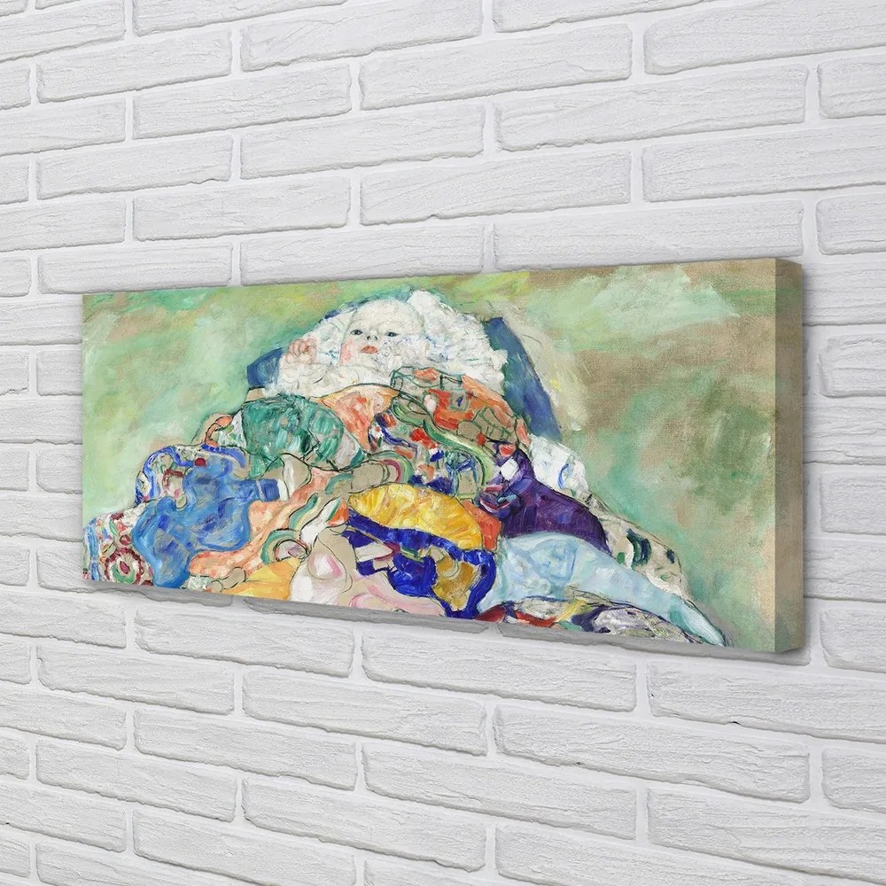 Zdjęcie na płótnie Dziecko (kołyska) - Gustav Klimt