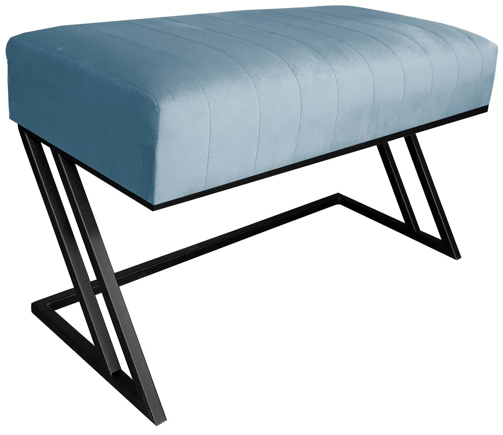 Ławka ZETA LOFT BL06 pufa podnóżek metal