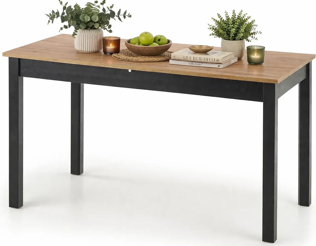 Rozkładany prostokątny stół w stylu loftowym L0-M74