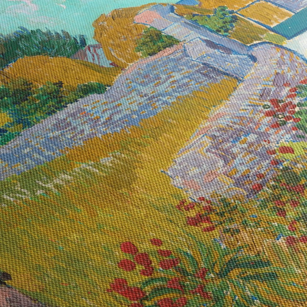 Obraz - Vincent van Gogh, Farmhouse in Provence, reprodukcje (125x70 cm)