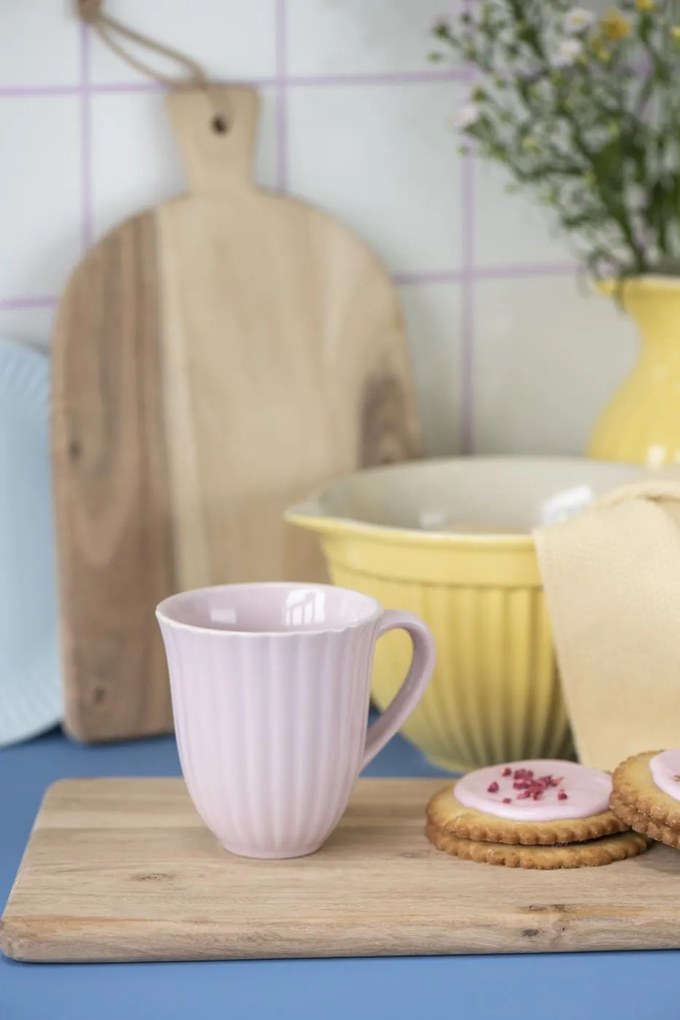 Żółta ceramiczna misa na ciasto MYNTE LEMONADE