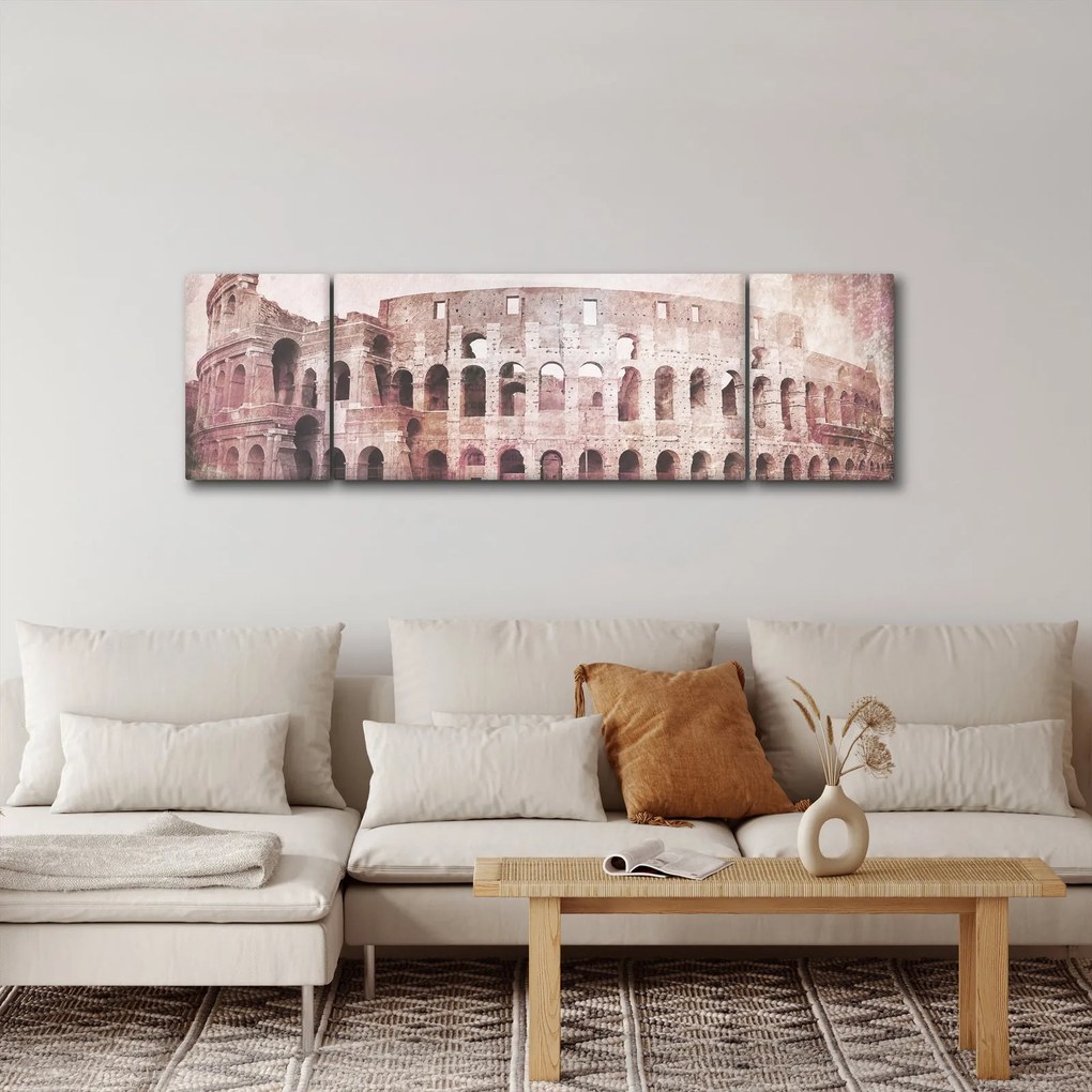 Obraz - Vintage pocztówka miasta N⁰2 (170x50 cm)