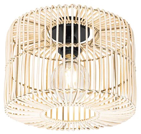 Orientalna lampa sufitowa z rattanu - MaudKolonialny Oswietlenie wewnetrzne