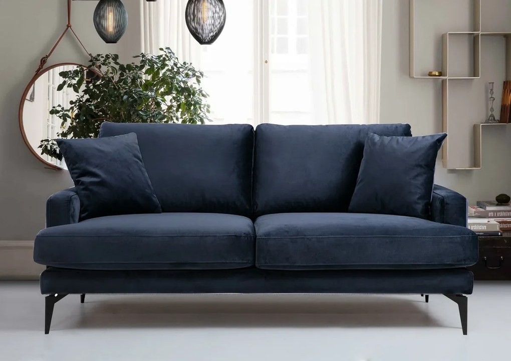 Sofa Papira 2 Granatowy