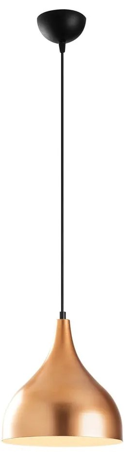 Lampa wisząca w czarno-miedzianym kolorze ø 26 cm Sağlam – Opviq lights