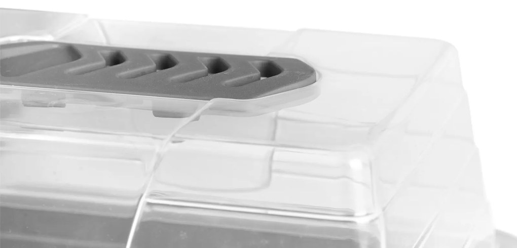 Miniszklarnia plastikowa, rozsadnik domowy, 24 x 38,4 x 18 cm