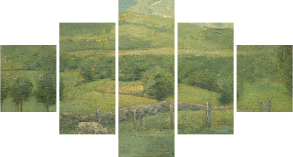 Obraz - Julian Alden Weir, Obweebetuck, reprodukcje (125x70 cm)