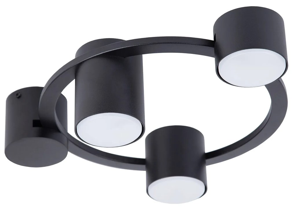 Lampa sufitowa Kodo Sigma Plafon Czarna – nowoczesne oświetlenie do niskich pomieszczeń