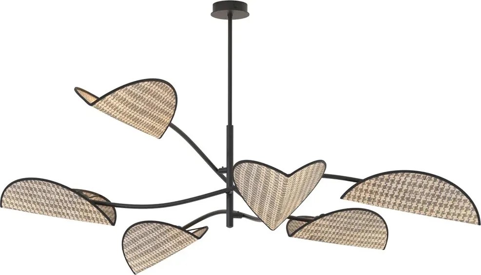 Lampa brązowa wisząca w nowoczesnym stylu H5-D90