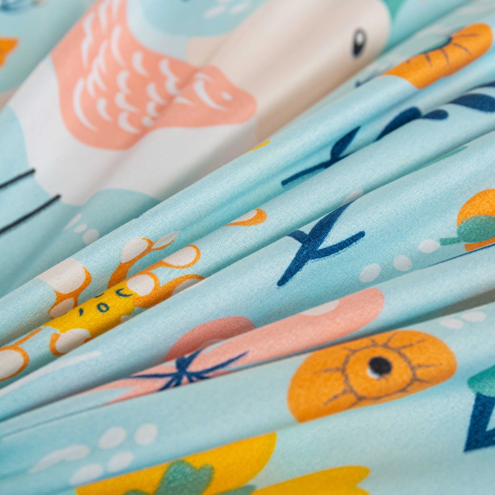 Poszewka na poduszkę z mikrofibry SPRING TWEET 45x45 cm, kolorowy