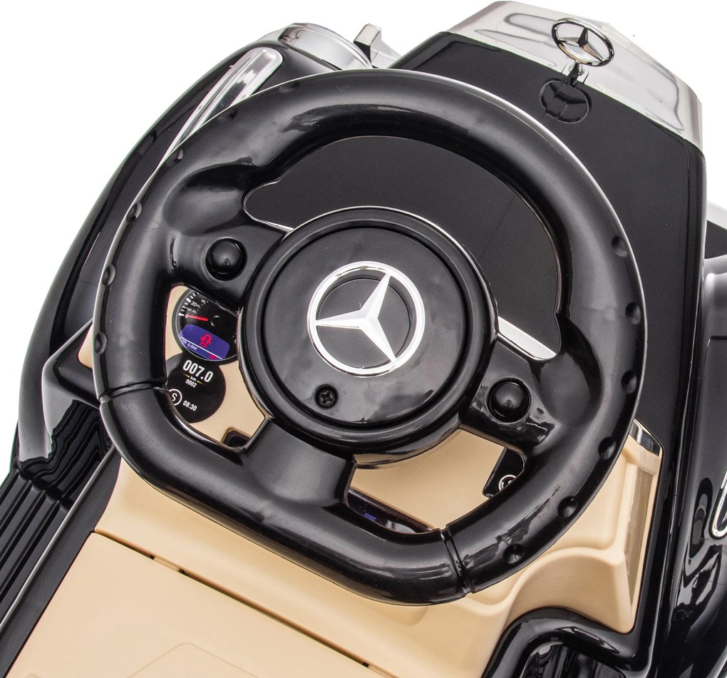 HOMCOM Dziecięce Elektryczne Auto z Pilotem i MP3 Czarny Pojazd dla Dzieci 115x67x45cm | Aosom PL