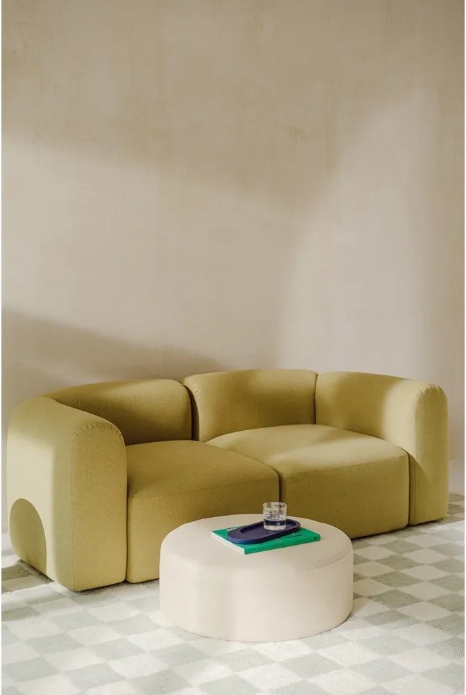 Beżowy puf Folk – noo.ma