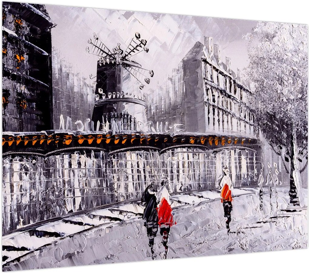 Obraz - Obraz olejny przedstawiający miasto II. (70x50 cm)