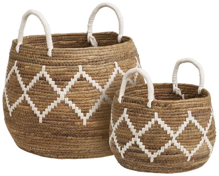 Wiklinowe koszyki zestaw 2 szt. ø 41x32 cm Altea – House Nordic