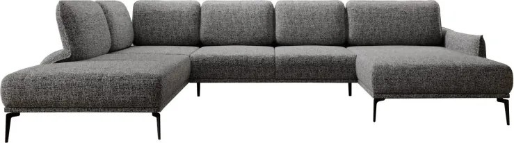 Narożnik STORM XL układ U z funkcją regulacji oparcia i wysuwu podnóżka WERSAL