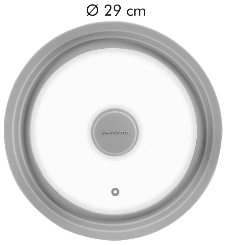 Szklana/silikonowa pokrywka ø 29 cm Unicover – Tescoma