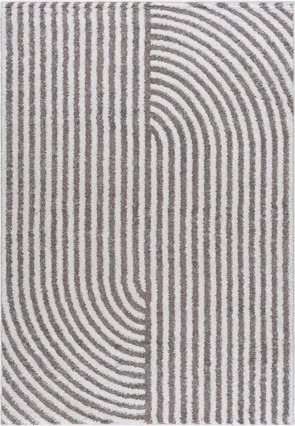 Beżowy Elegancki Dywan W Minimalistycznym Stylu 120 Cm F3-M99