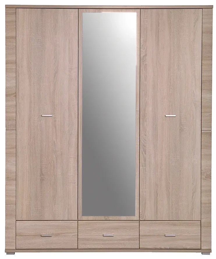 Szafa trzydrzwiowa z lustrem R6-L06