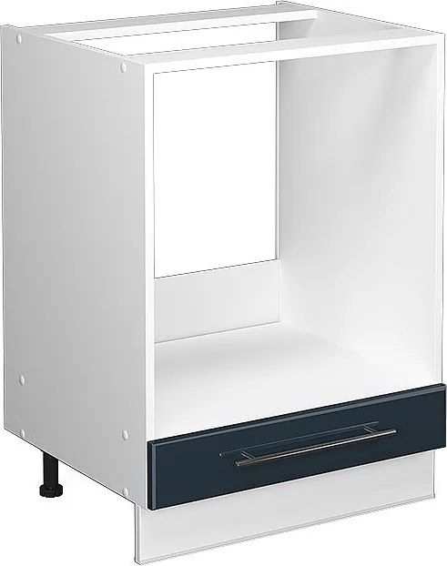 Szafka kuchenna ciemnoniebieski wysoki połysk 60x51.6x82 fame-line