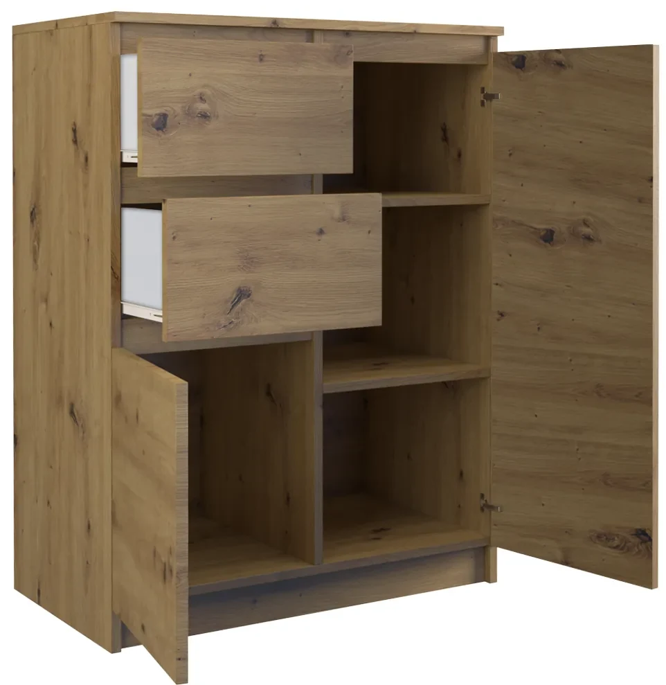 Komoda z szufladami i szafką Malwa 2D2S ARTISAN