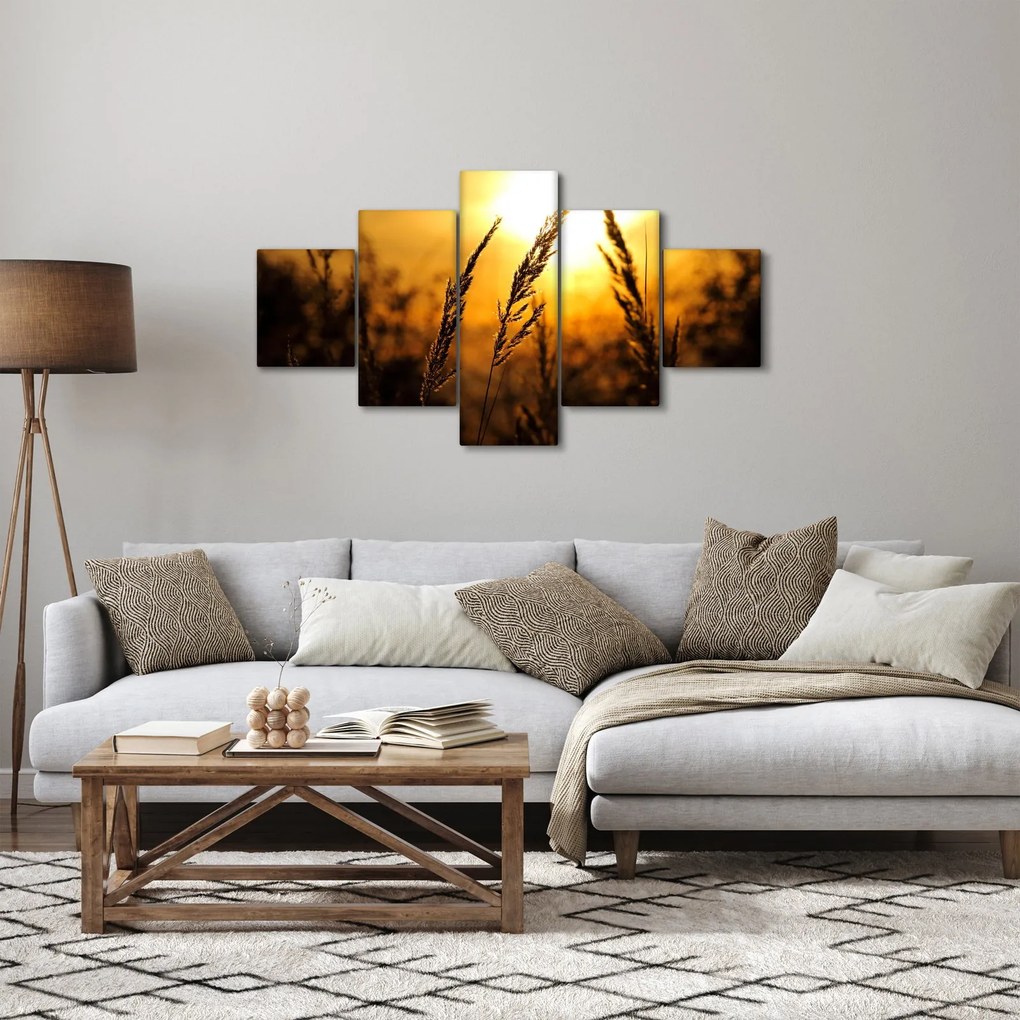 Obraz zachodzącego słońca (125x70 cm)