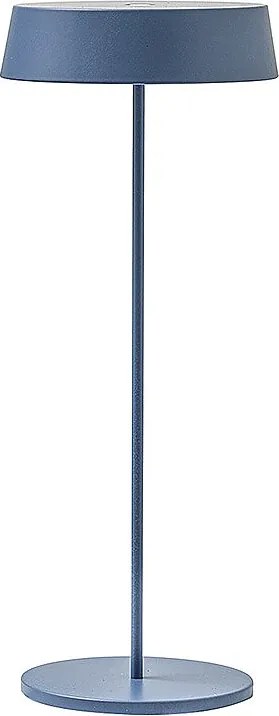 Inemuri Distant Blue Lampa stołowa LED z funkcją ładowania przez USB i ściemniania, z baterią o żywotności 12 godzin