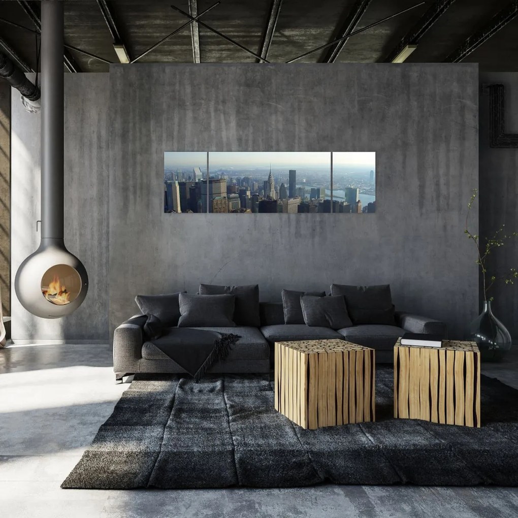 Obraz - Manhattan za dnia (170x50 cm)