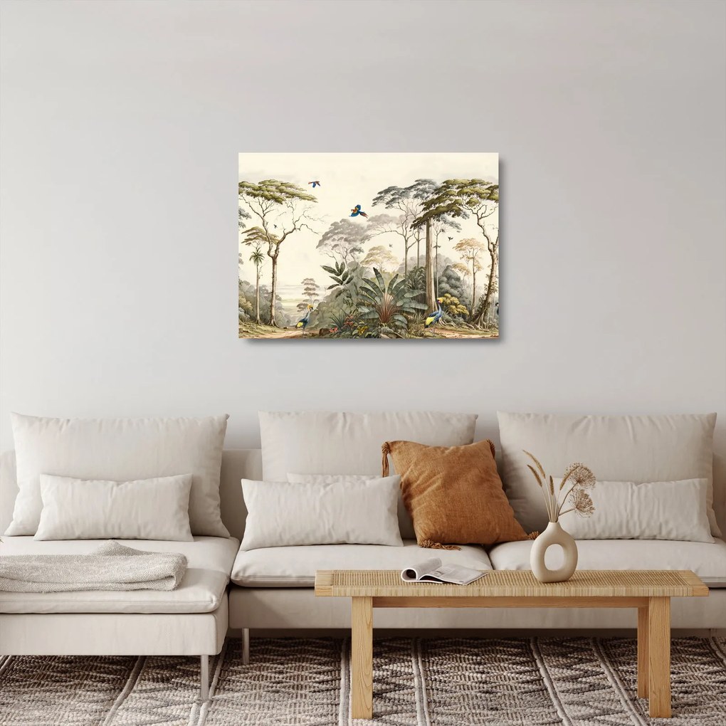 Obraz na szkle - Amazoński las deszczowy (70x50 cm)