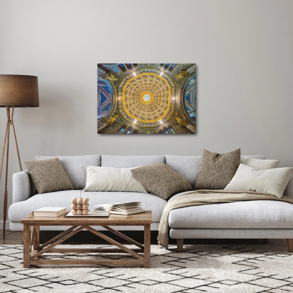 Obraz sufitu kościoła w Sienie (70x50 cm)