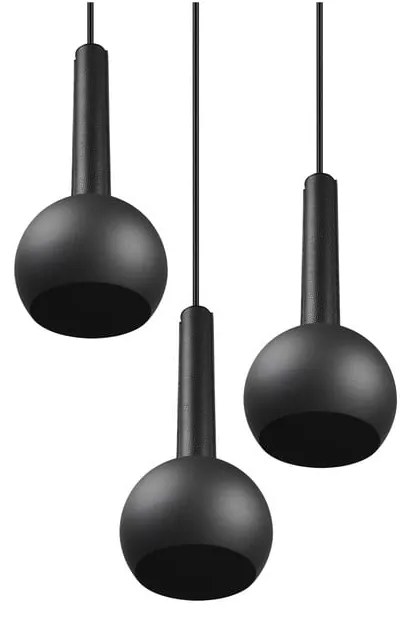 Czarna lampa wisząca ø 52 cm Ciliana – CINQUE