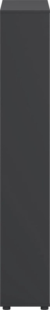 Czterodrzwiowy regał biurowy Sign 80 jackson hickory/szary mat