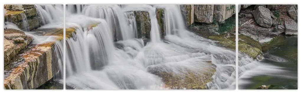 Obraz wodospadów (170x50 cm)