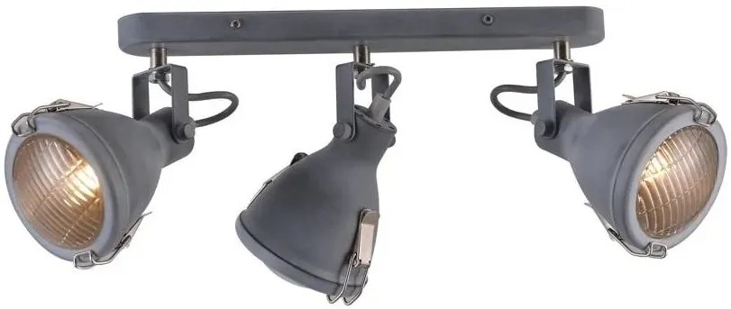 Potrójna loftowa lampa sufitowa na listwie - V096 P5-B67