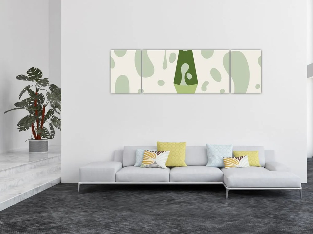 Obraz - Hipisi, lampa lawowa (170x50 cm)