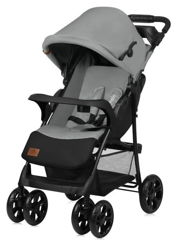 Lionelo - Wózek EMMA PLUS szary/czarny