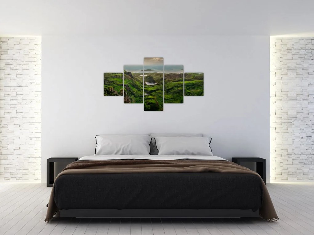 Obraz - Quiraing, Szkocja (125x70 cm)