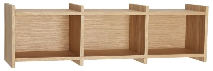 Wielopoziomowa półka w dekorze dębu 80 cm Focal – Hübsch