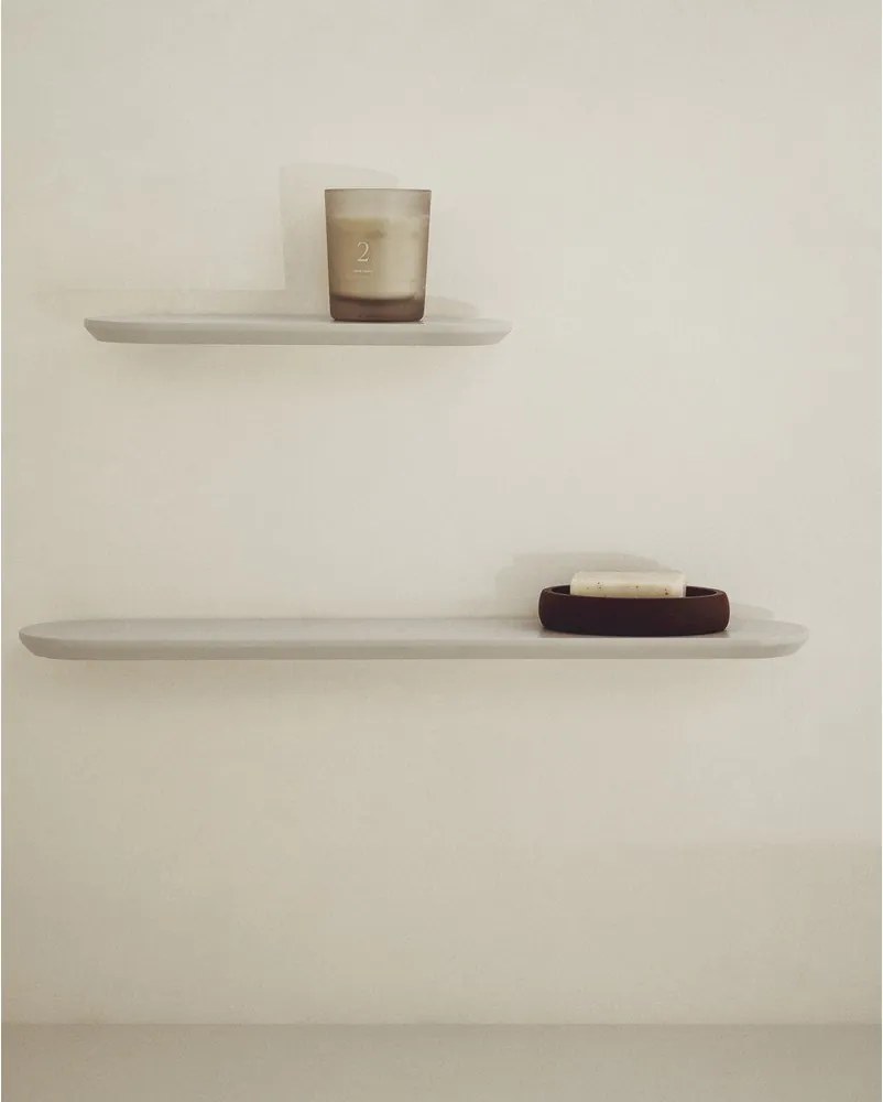 Beżowe półki zestaw 2 szt. 55 cm Arely – Kave Home