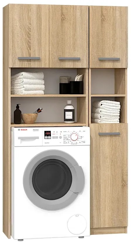 Zestaw mebli łazienkowych w kolorze dąb sonoma D0-S61