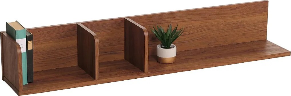 Półka ścienna MCW-M48,  Orzechowy wygląd