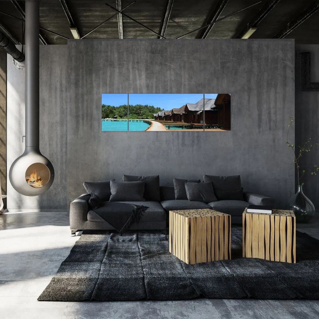 Obraz Malediwów (170x50 cm)