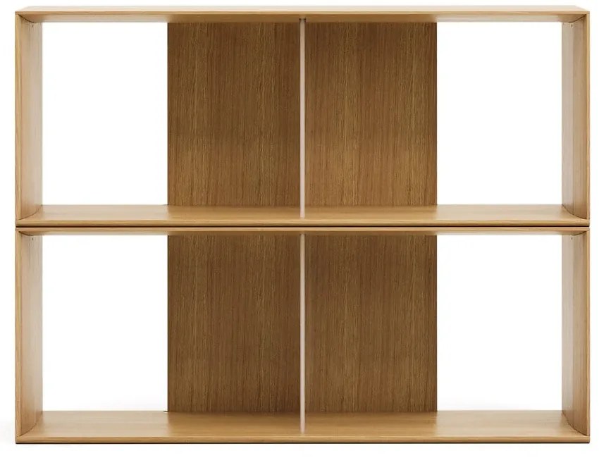 Modułowy system półek w dekorze dębu 101x76 cm Litto – Kave Home