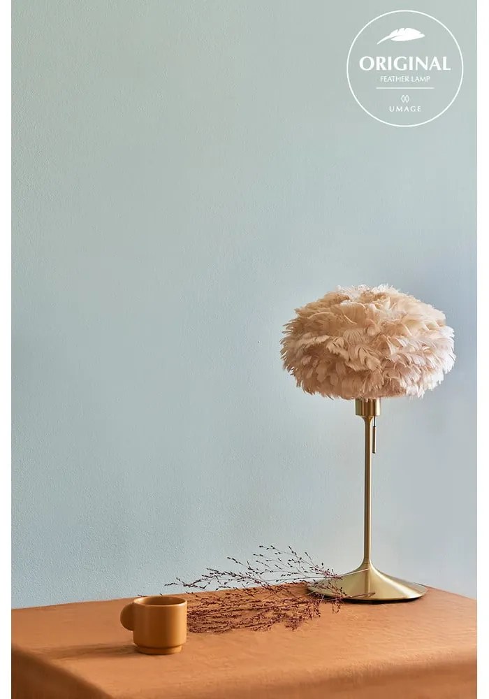 Jasnobrązowy abażur ø 45 cm Eos medium – UMAGE