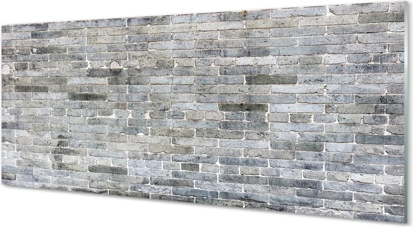 Szklany Panel Industrialna Czerwona Cegła