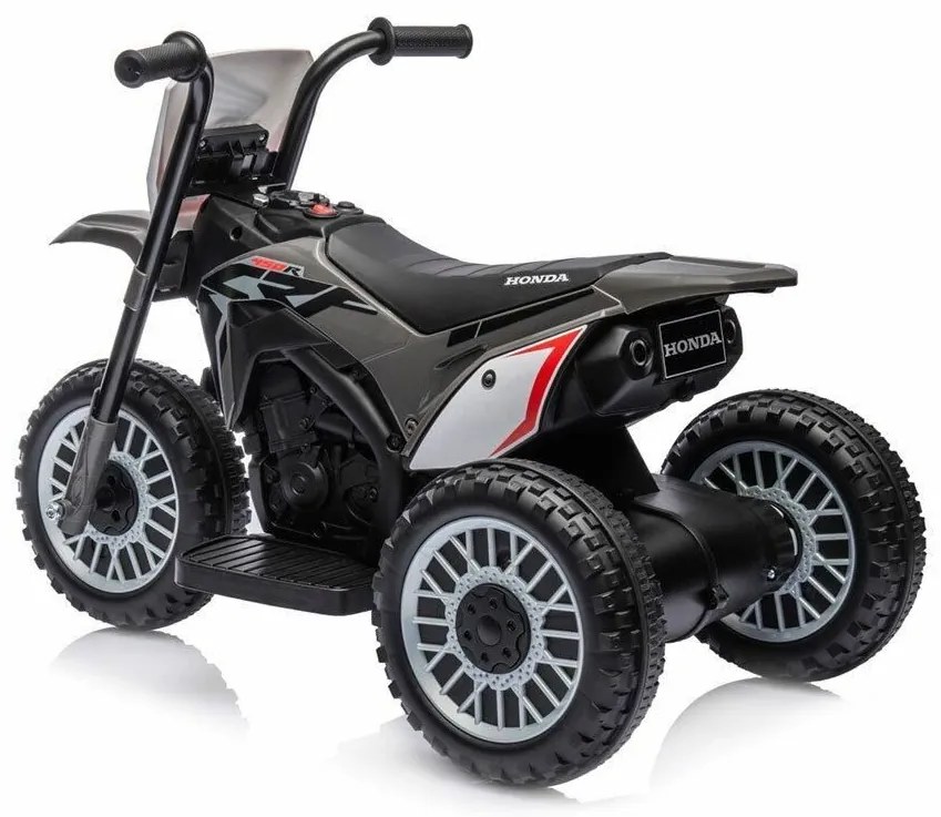 Baby Mix Motocykl elektryczny dla dzieci Honda CRF 450R, szary